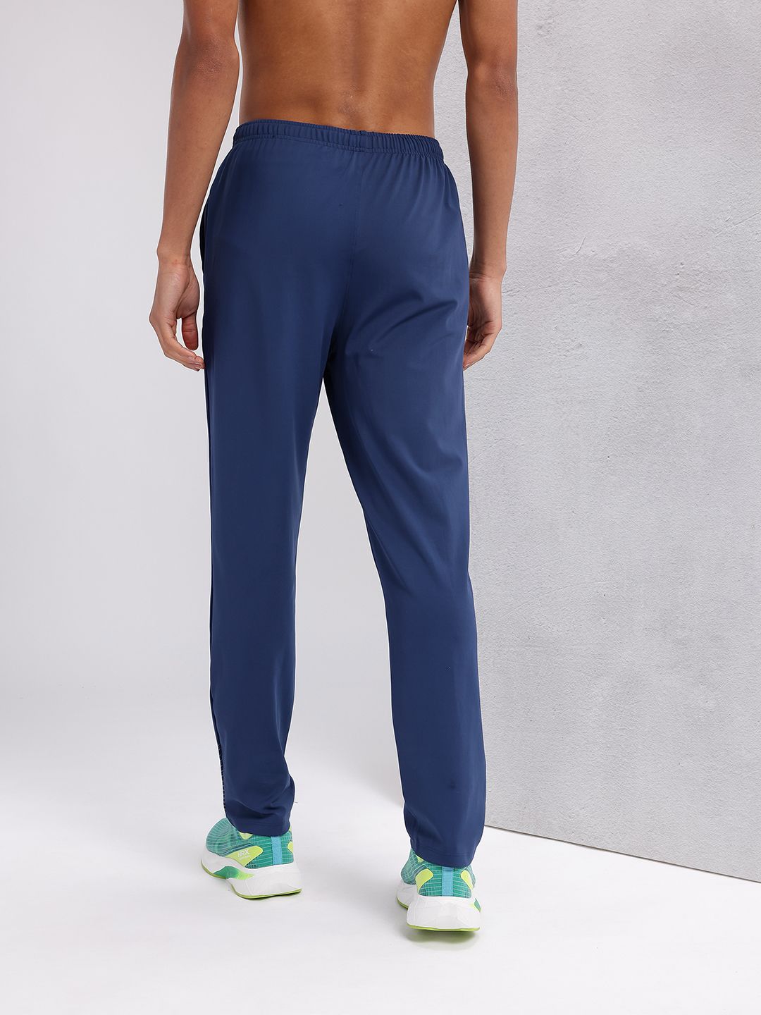 HRX by Hrithik Roshan Men Brand Logo Printed Mid-Rise Running Track Pants