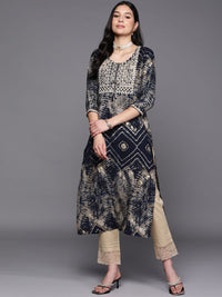 Libas Women Yoke Design Mirror Work Kurta
