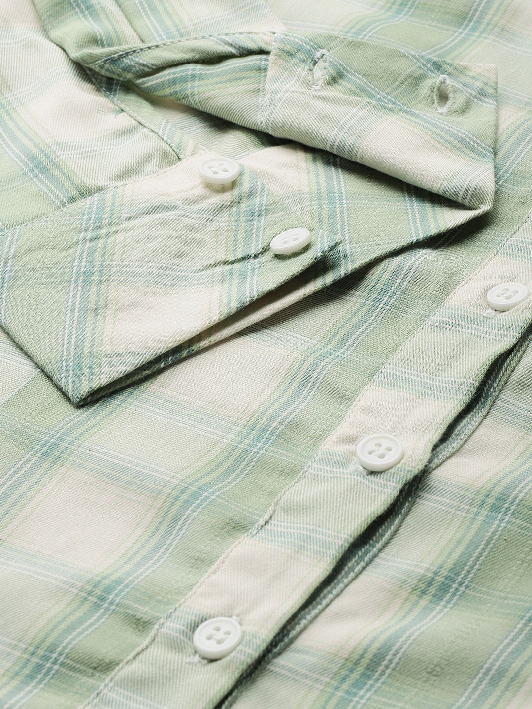 DressBerry Checked Casual Shirt with Tie