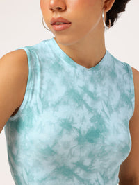 DressBerry Dyed Dash Cropped Fitted Top