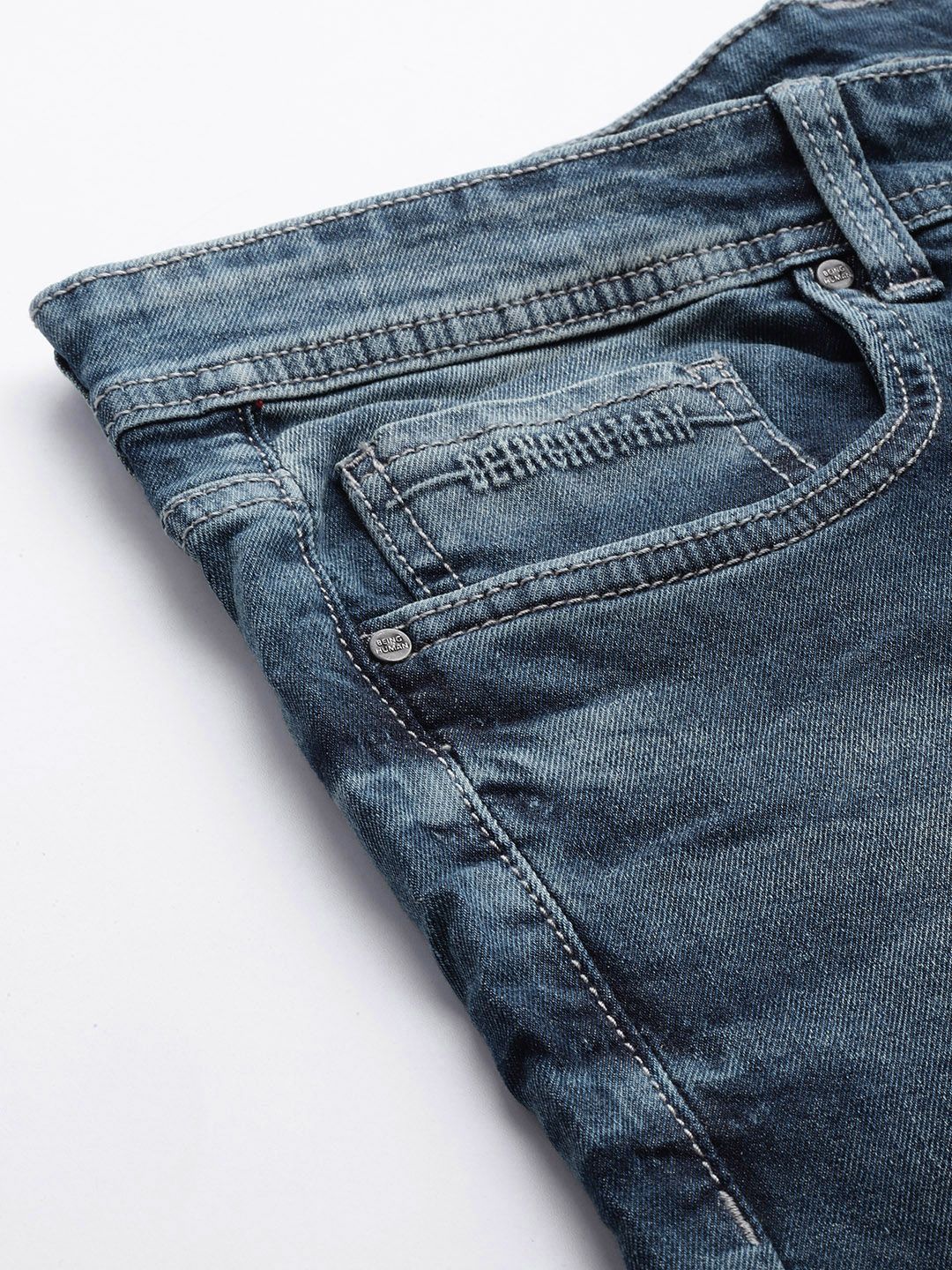 Being Human Men Heavy Fade Stretchable Jeans