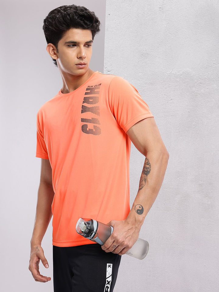 HRX by Hrithik Roshan Men Typography Printed Rapid-Dry Running T-shirt