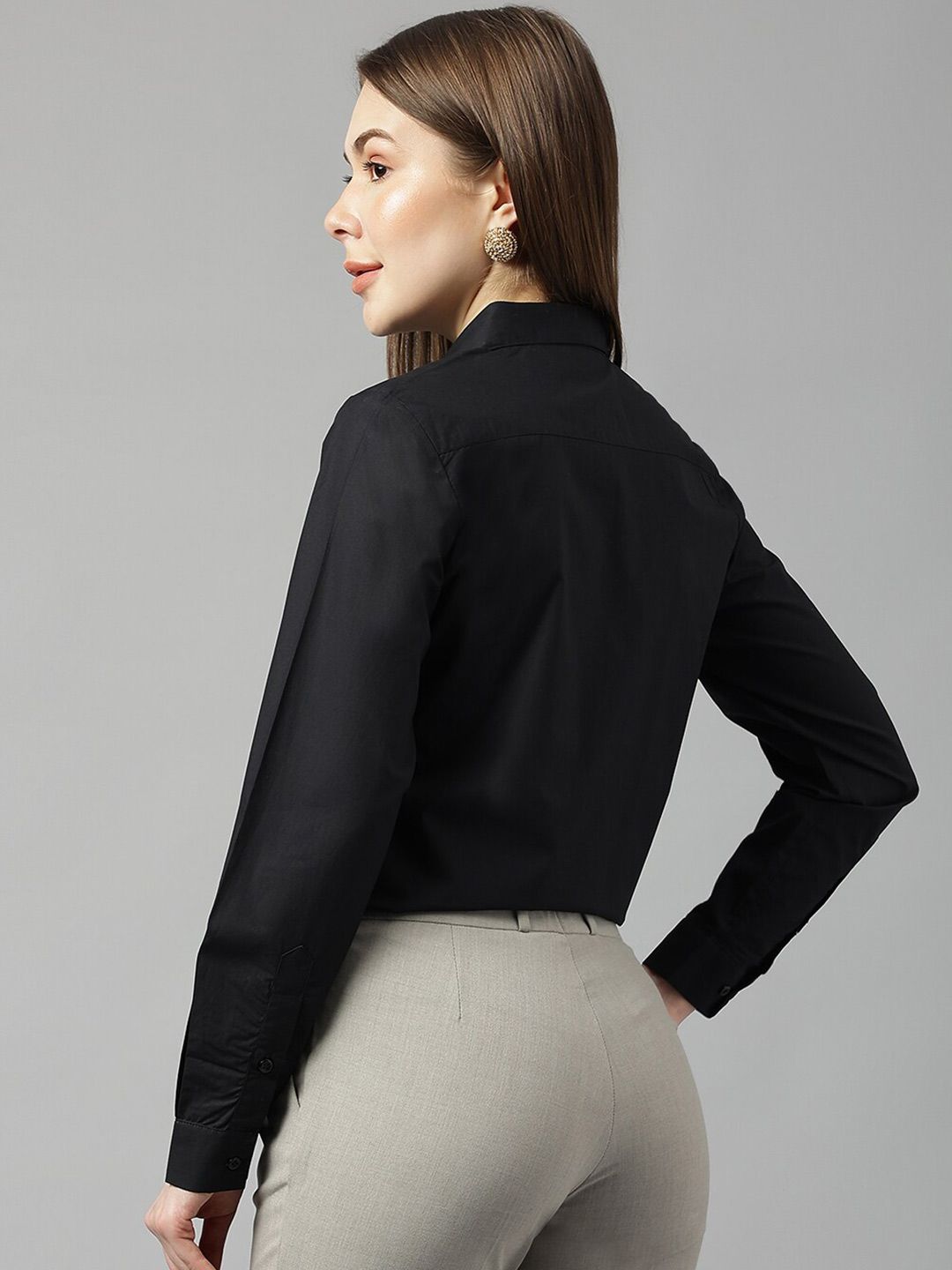 Hancock Spread Colar Cotton Slim Formal Shirt