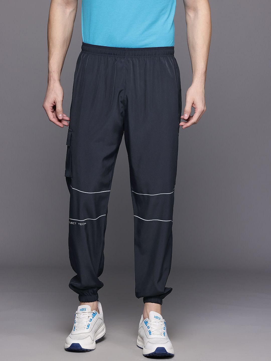 HRX oleh Hrithik Roshan Men Jogger Gaya Hidup Reflektif Gaya Kargo