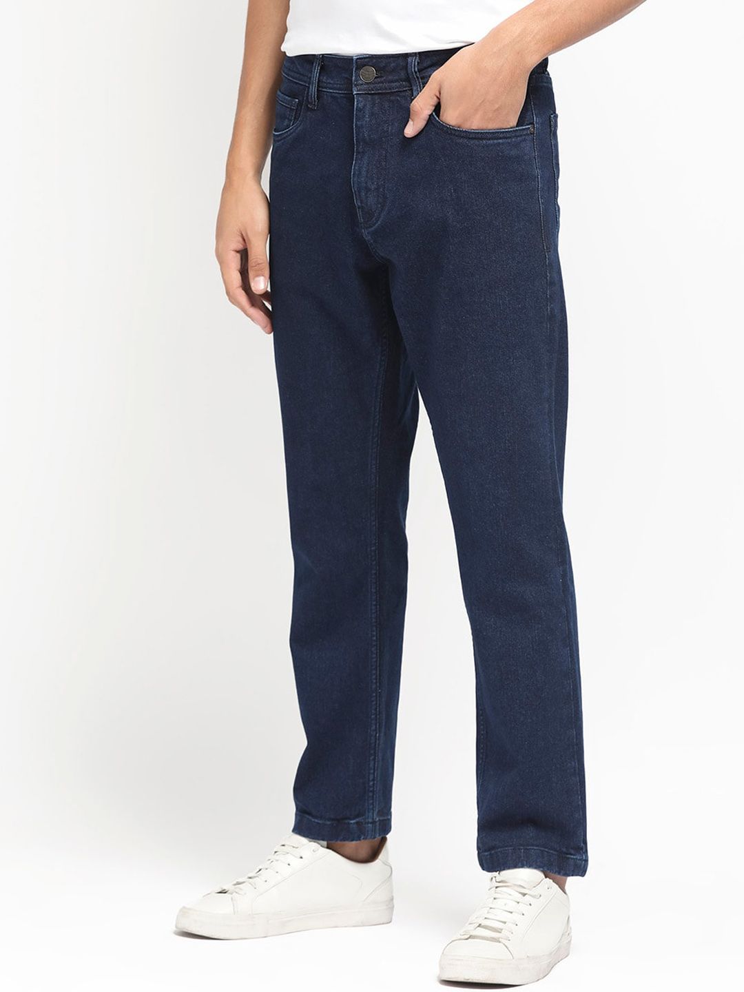 RARE RABBIT Men Polin Regular Fit Stretchable Jeans