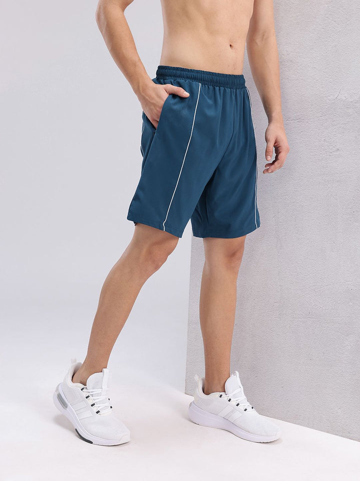 HRX by Hrithik Roshan Men Brand Logo Print Paneled Training Shorts