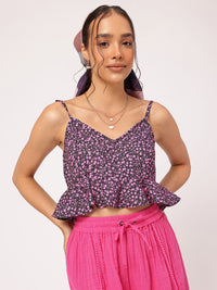 DressBerry Blazing Blossom Strappy A-line Top