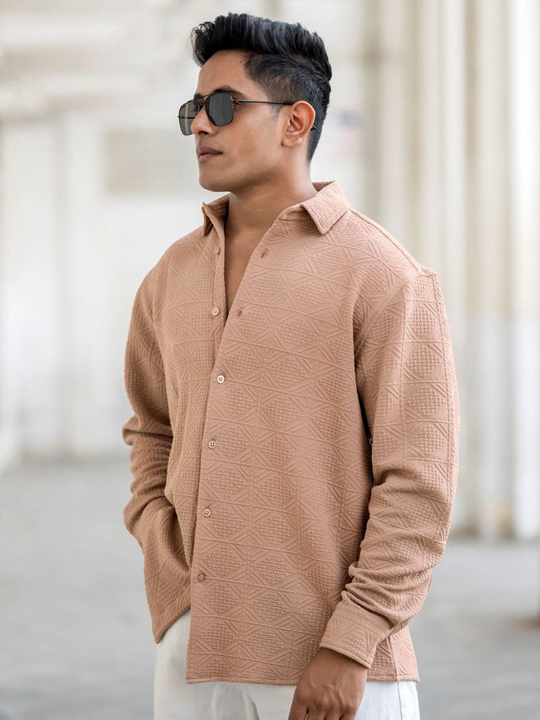 Powerlook Men Opaque Casual Shirt