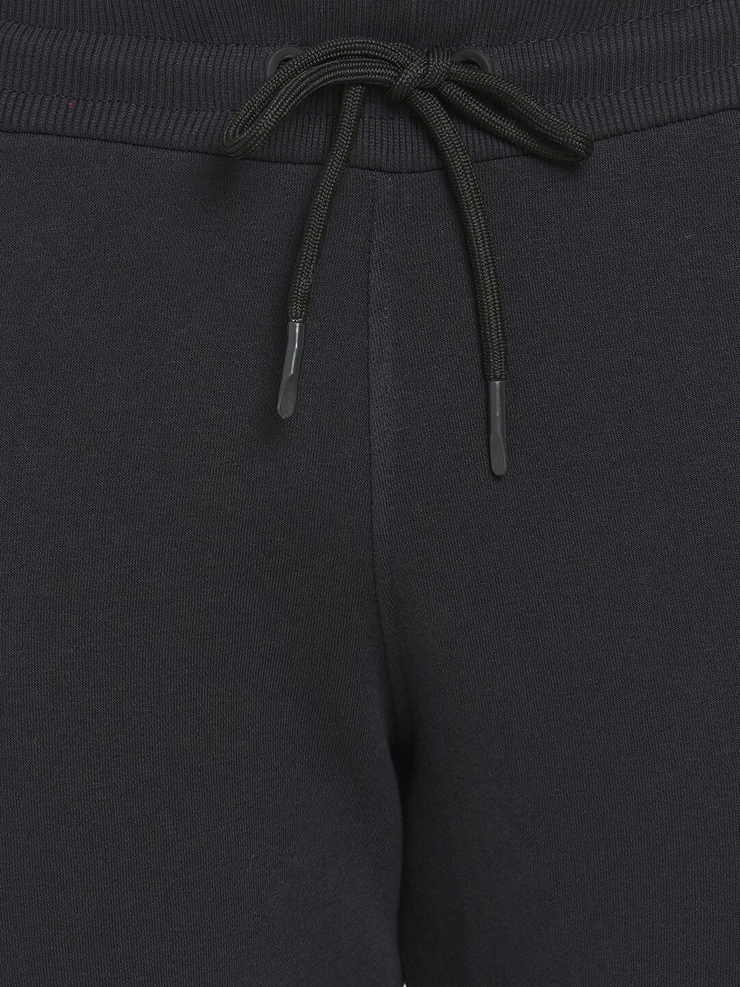 Impian manis lelaki navy biru joggers pepejal