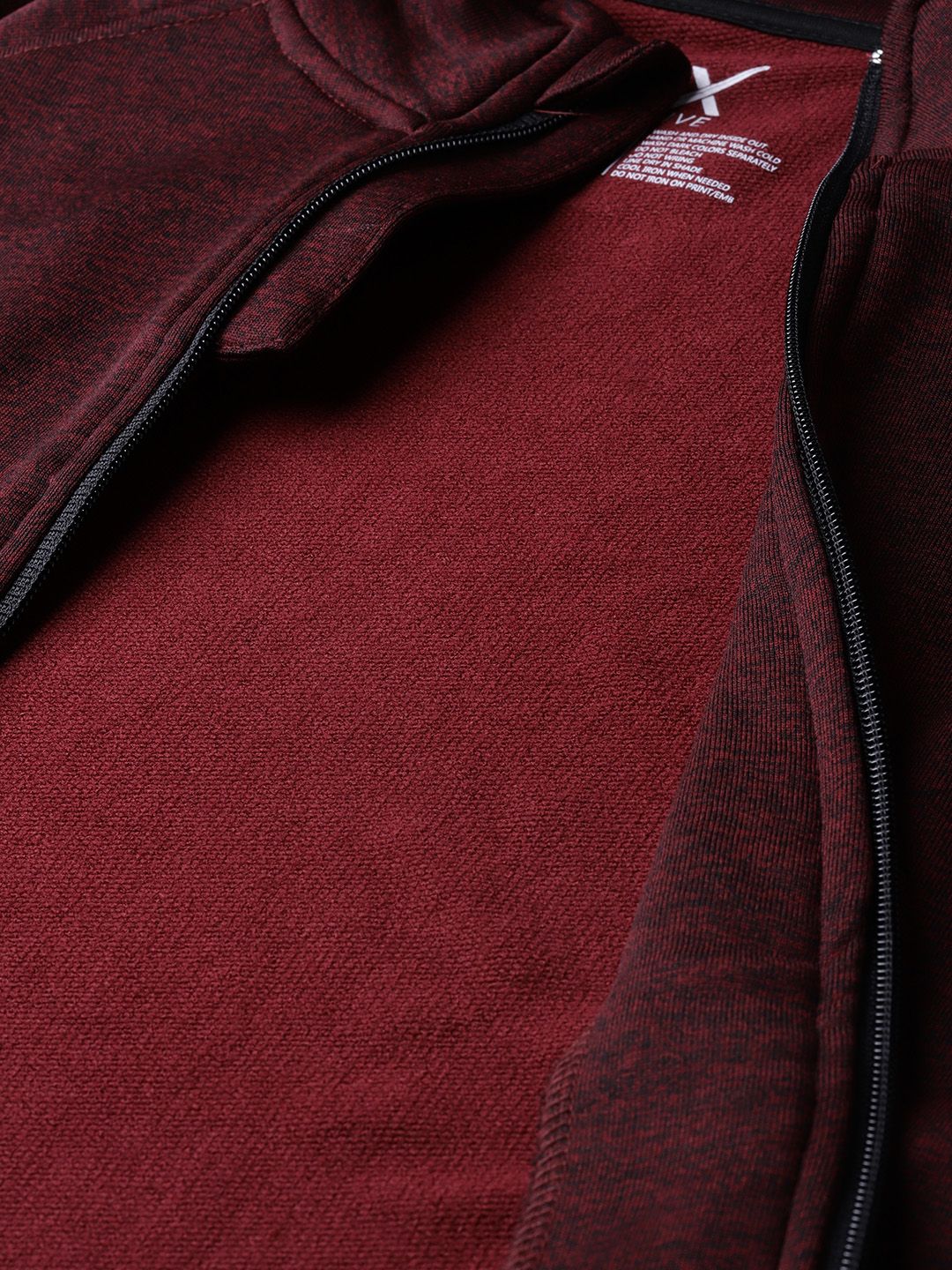 HRX by Hrithik Roshan Men Maroon Training Rapid Dry Solid Sweatshirt