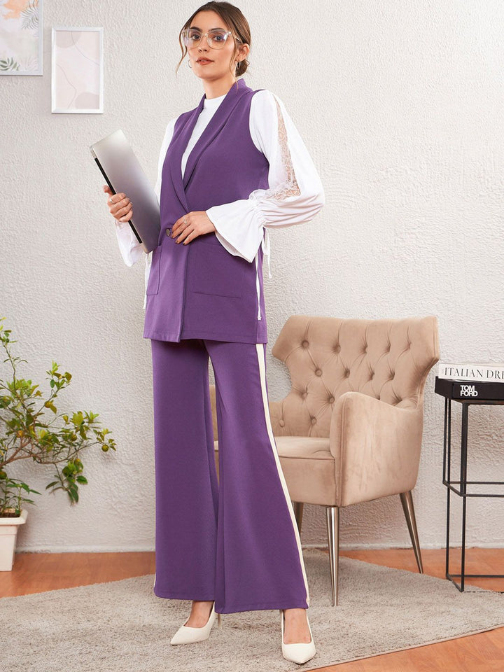 SASSAFRAS worklyf Sleeveless Blazer & Trousers Co-Ords