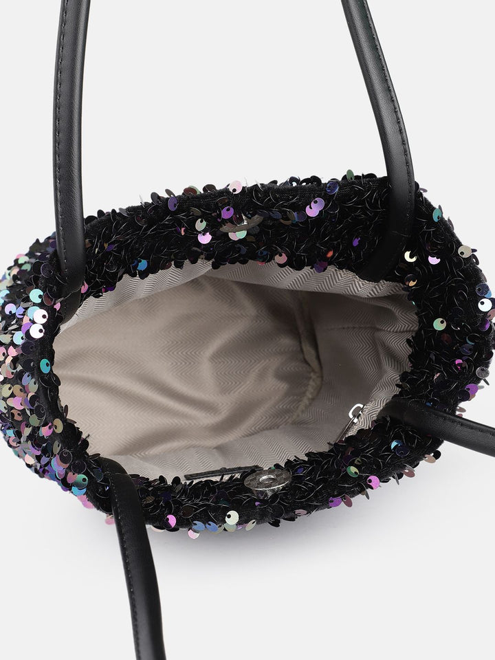 DressBerry Embellished Bucket Shoulder Bag