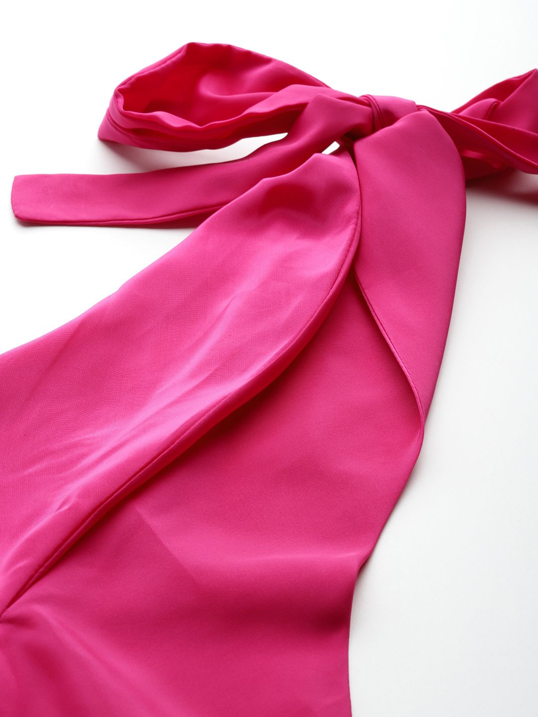DressBerry Halter Neck Satin Top
