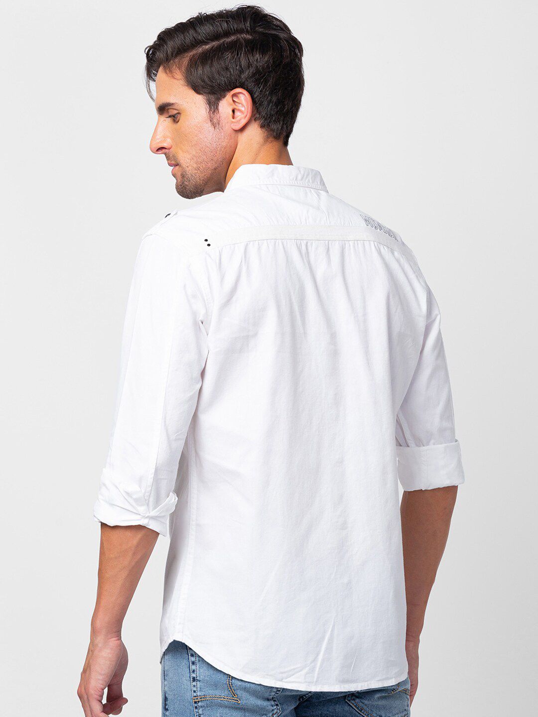 SPYKAR Men Classic Slim Fit Cotton Casual Shirt