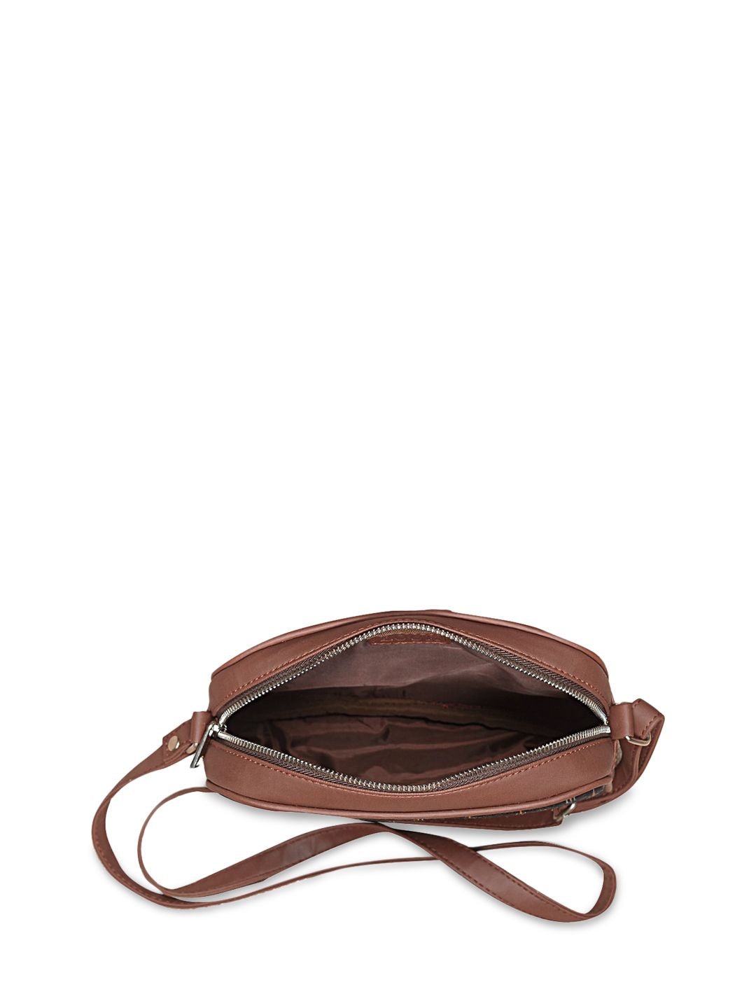 ZOUK White Women Ethnic Motifs Printed Structured Sling Bag