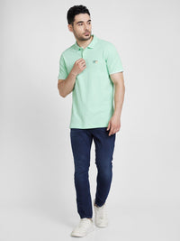 SPYKAR Polo Collar Cotton Slim Fit T-shirt