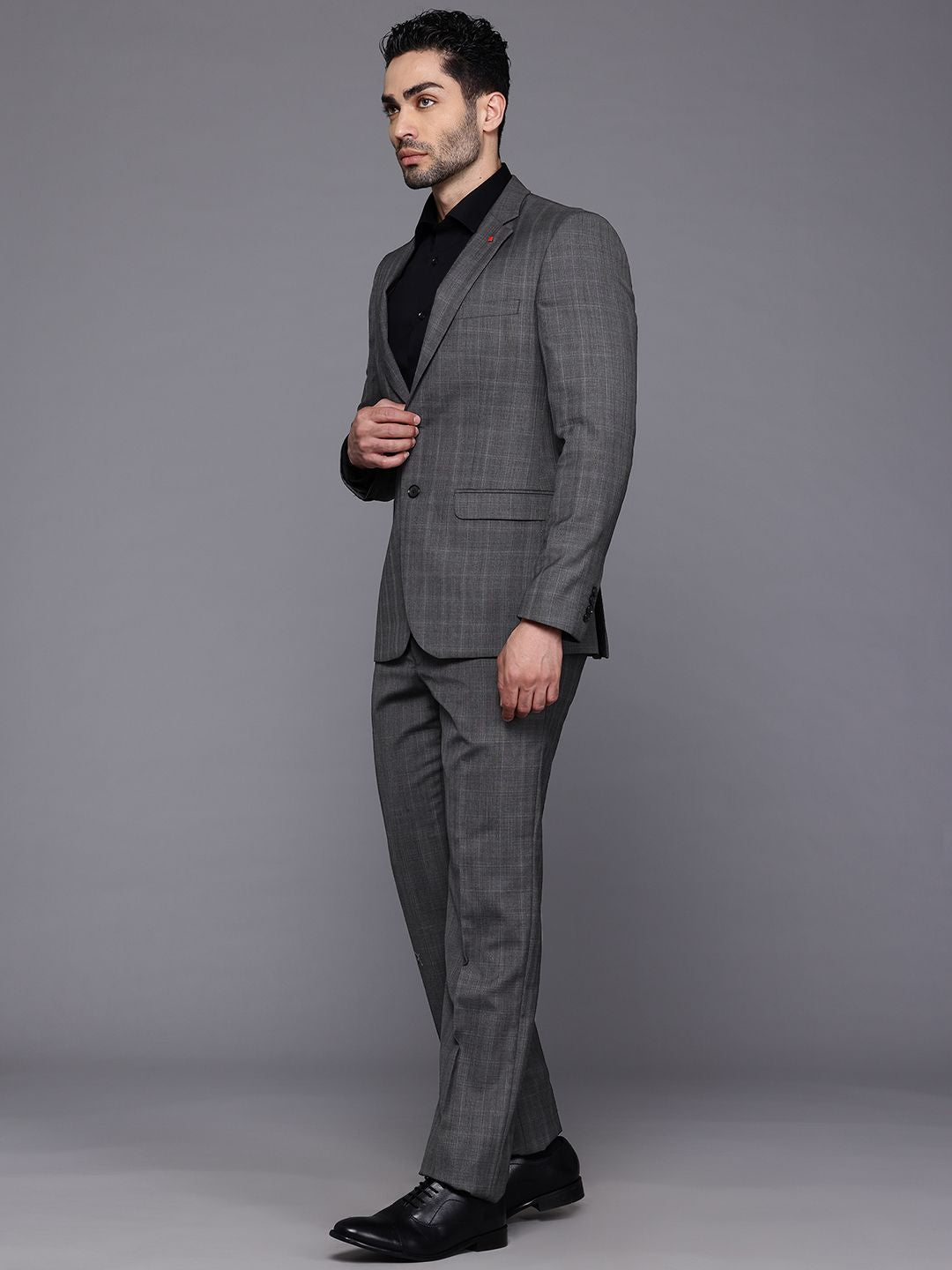 Raymond Luxurious Essentials Checked Contemporary Fit 2-Piece Formal Suit