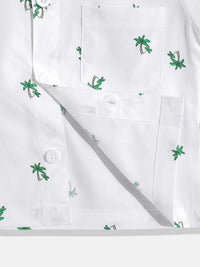 Moms Love Infant Boys Tropical Print Pure Cotton Shirt