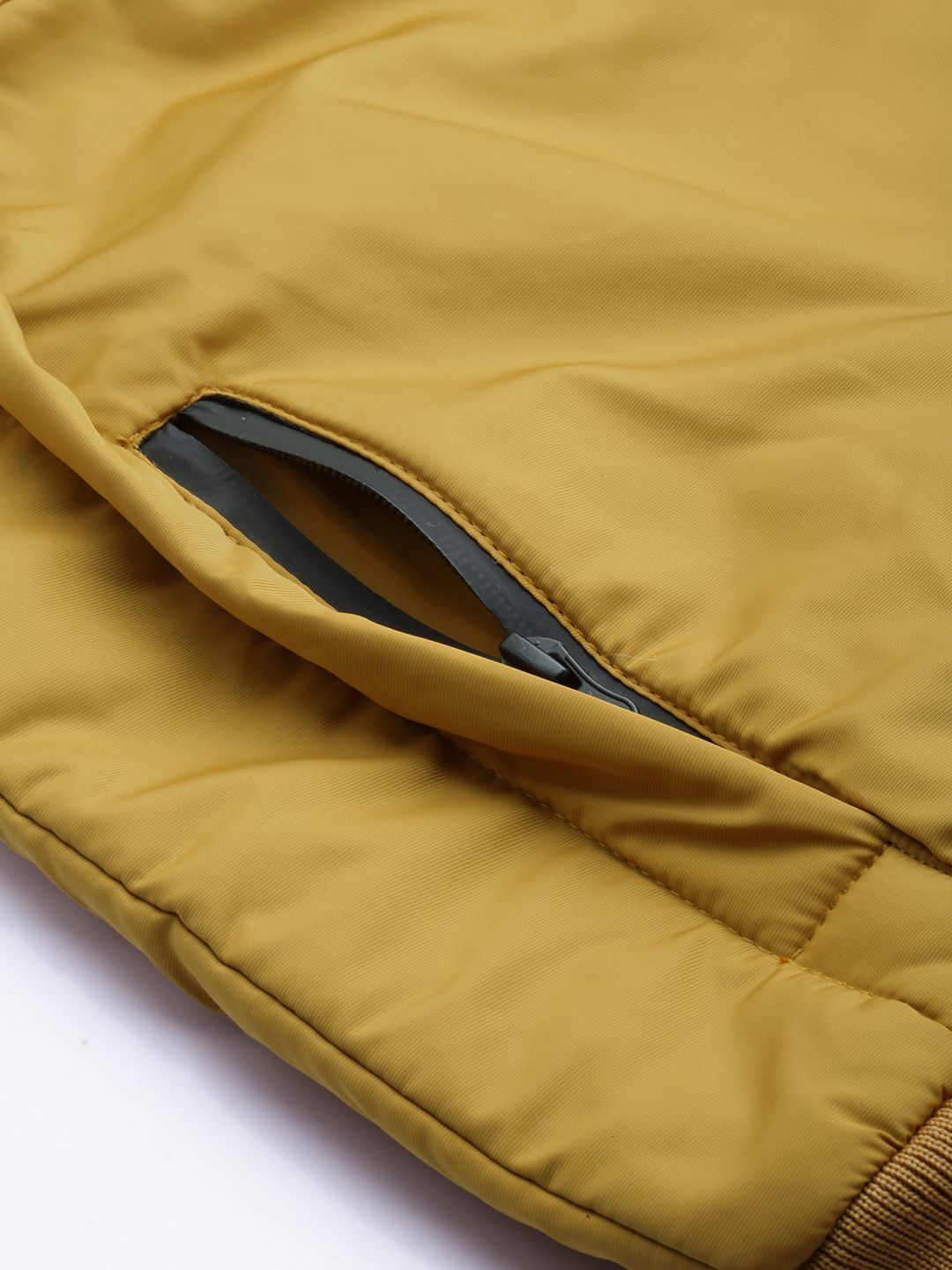 The Indian Garage Co Men Zip-Front Bomber Jacket with Insert Pockets