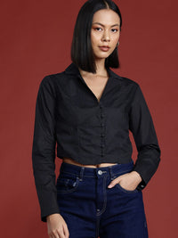 all about you Crop Casual Shirt