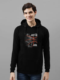 ADRO Men Printed Hooded Sweatshirt