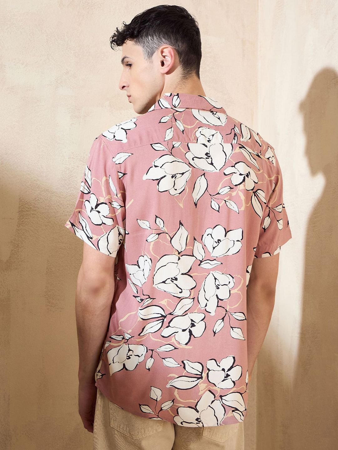 DENNISON Smart Block Printed Oversized Casual Shirt