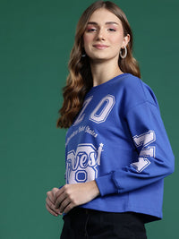 DressBerry Typography Print Sweatshirt