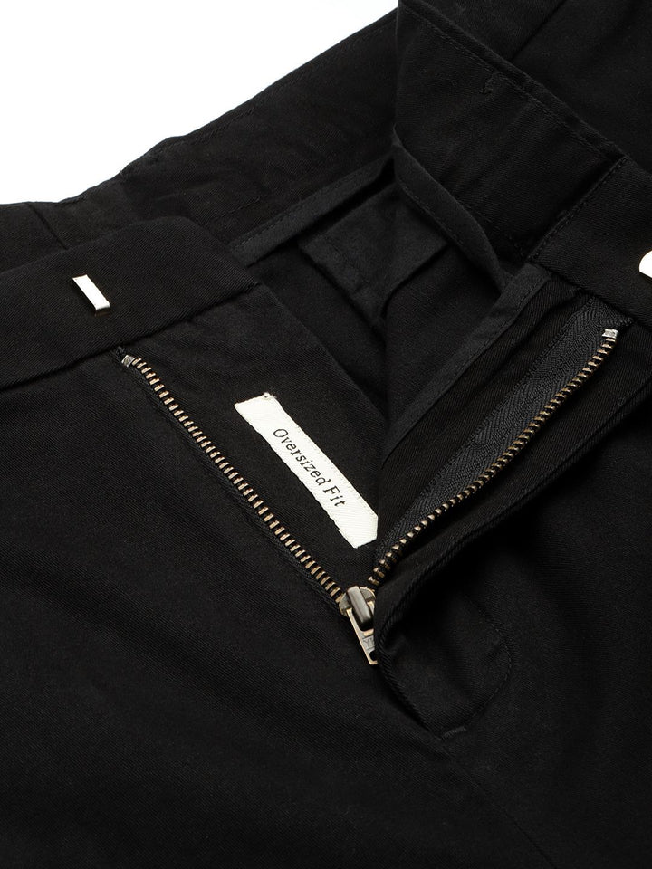 Mr Bowerbird Men Oversized Fit Pleated Korean Trousers