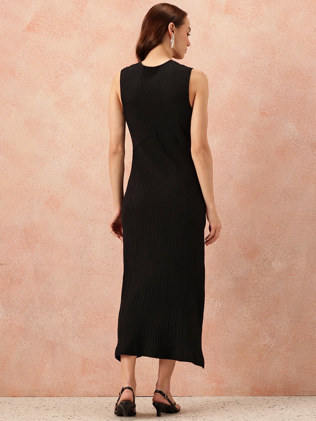 all about you V-Neck Sheath Midi Dress