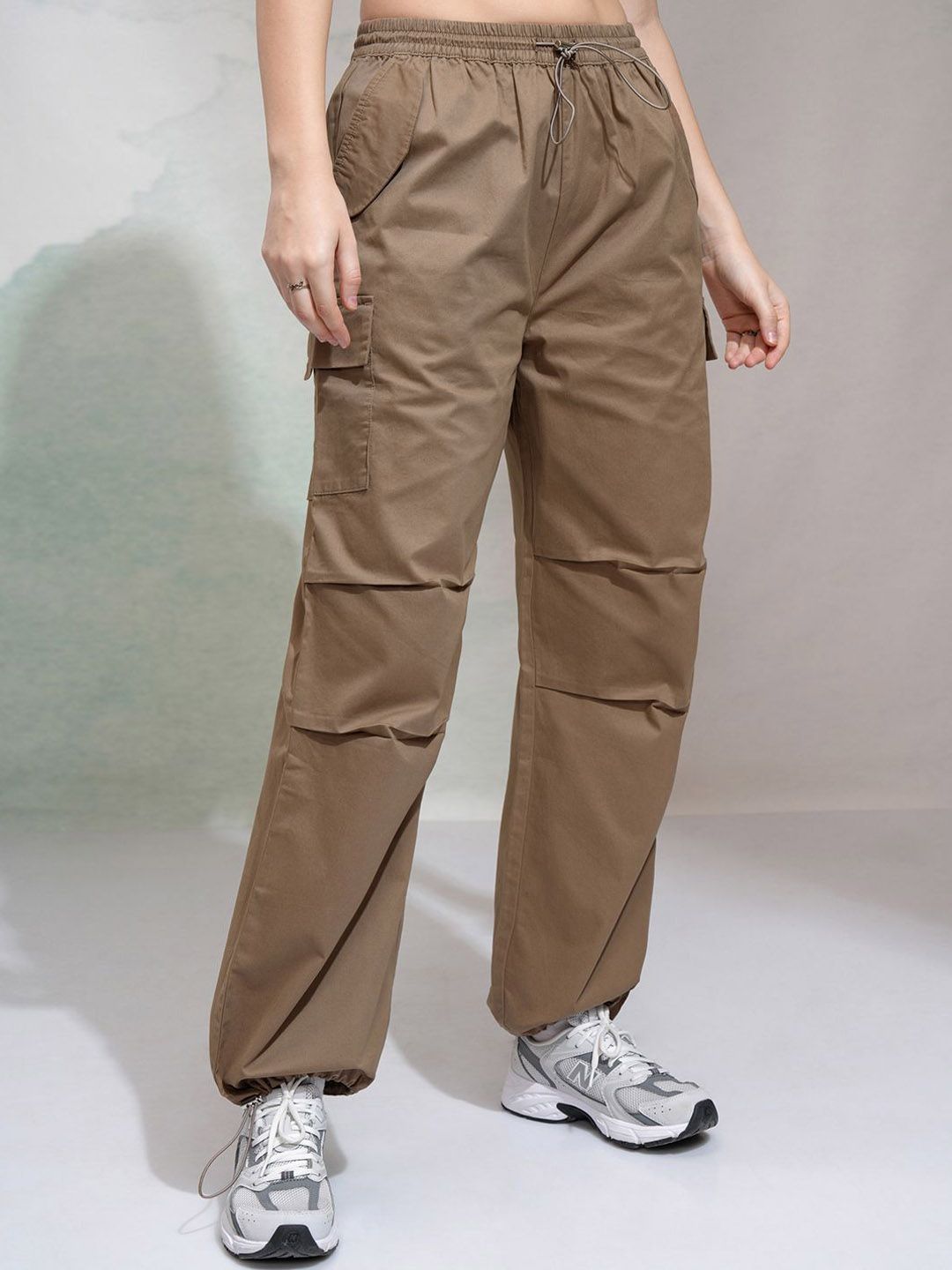 Street By Tokyo Talkies Women Mid Rise Straight Fit Trouser
