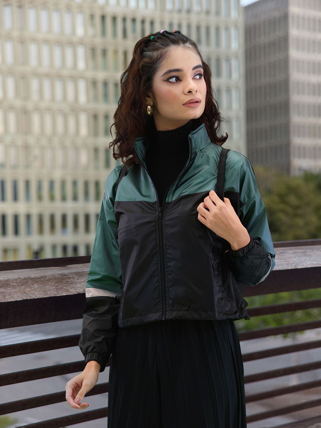 DressBerry Colourblocked Tailored Jacket