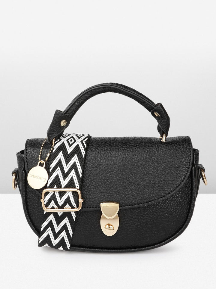 DressBerry Textured Structured Handheld Bag