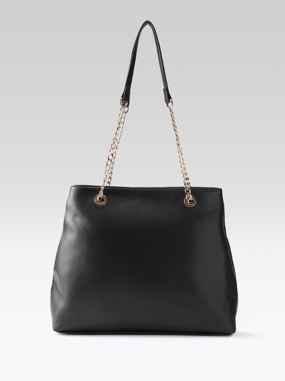 DressBerry Textured Structured Quilted Shoulder Bag