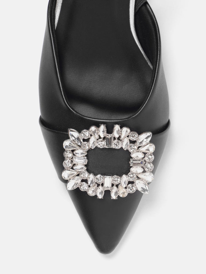 Lino Perros Embellished Kitten Pumps