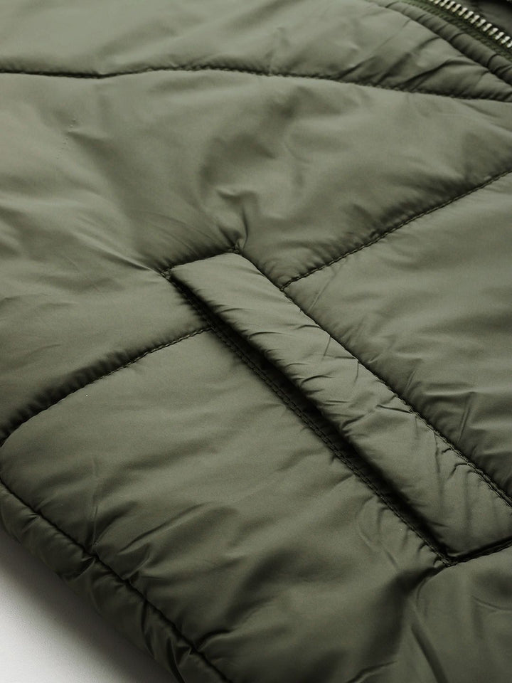 all about you Military inspired Hooded Padded Jacket