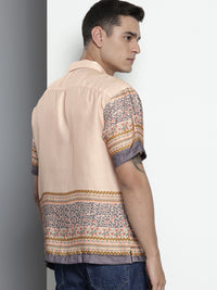 The Indian Garage Co. Opaque Floral Printed Casual Shirt