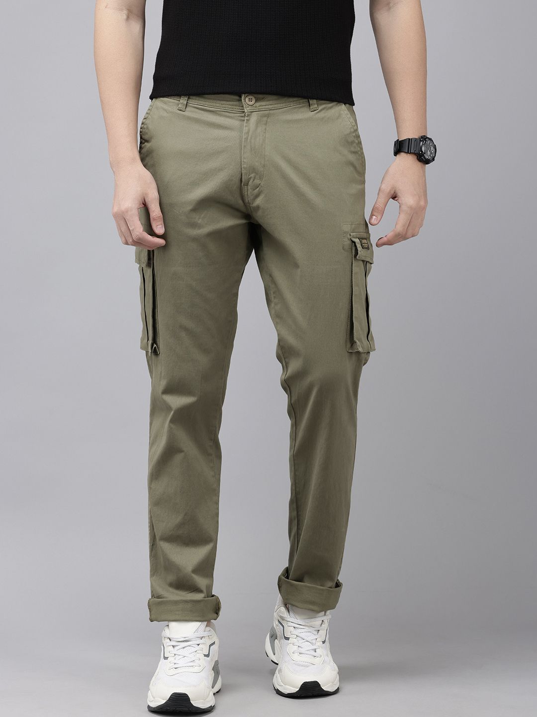 SPYKAR Men Cargos Trousers