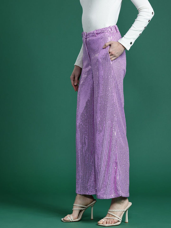 DressBerry Women Sequinned Trousers