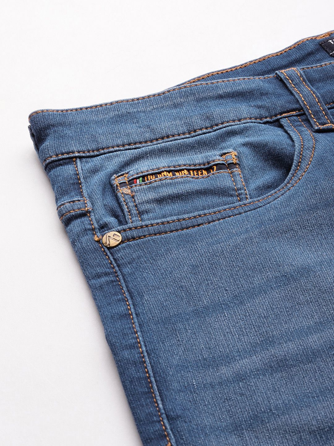 The Indian Garage Co Men Slim Fit Stretchable Jeans