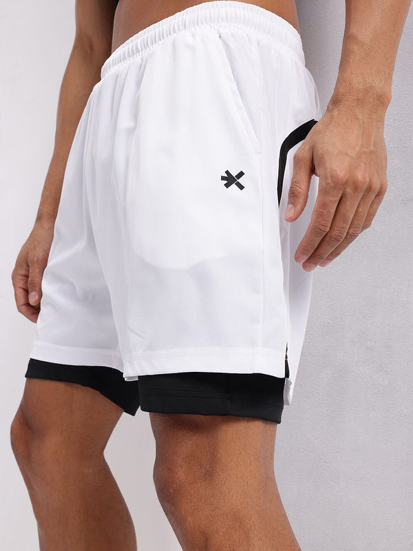 HRX by Hrithik Roshan Men Running Shorts with Attached Inner