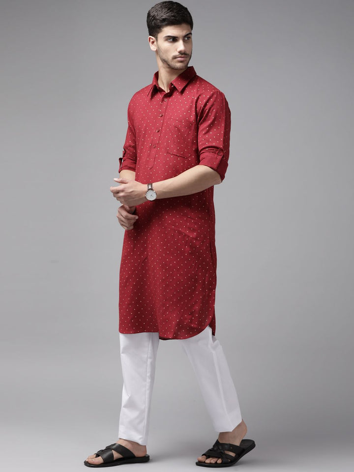 See Designs Printed Regular Pure Cotton Kurta with Pyjamas
