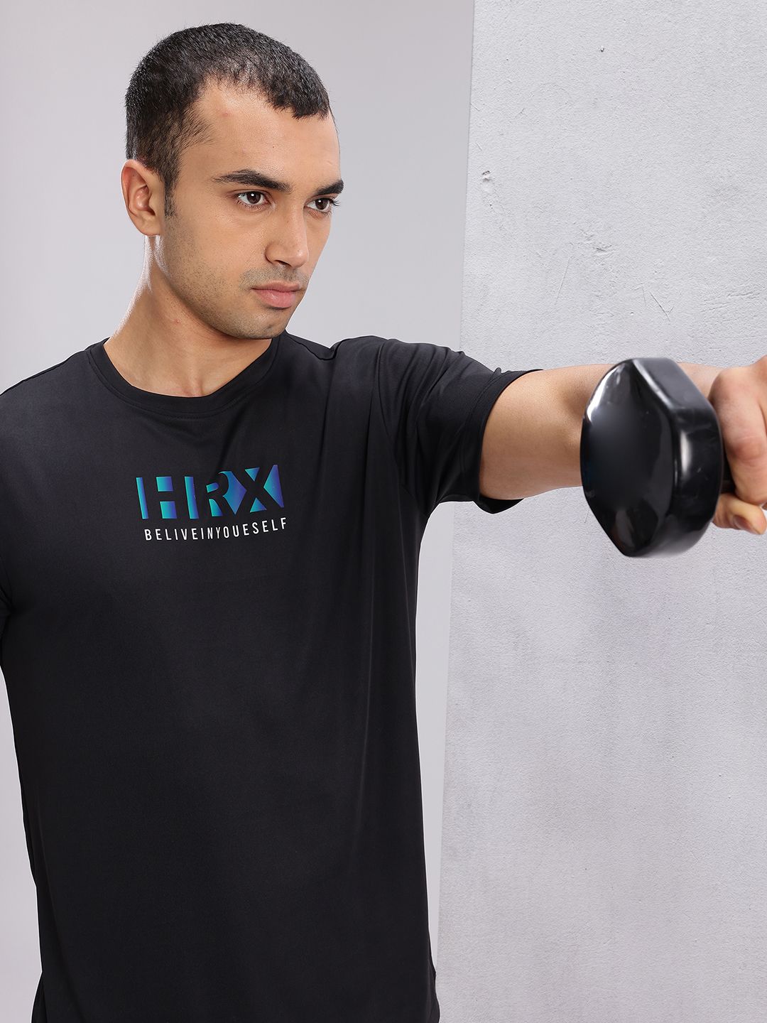 HRX by Hrithik Roshan Men Brand Logo Printed Training T-shirt