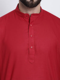 Anug by SOJANYA Men Red Kurta
