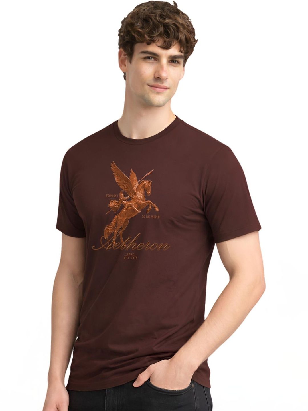ADRO Men Printed T-shirt