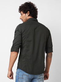 SPYKAR Spread Collar Cotton Casual Shirt