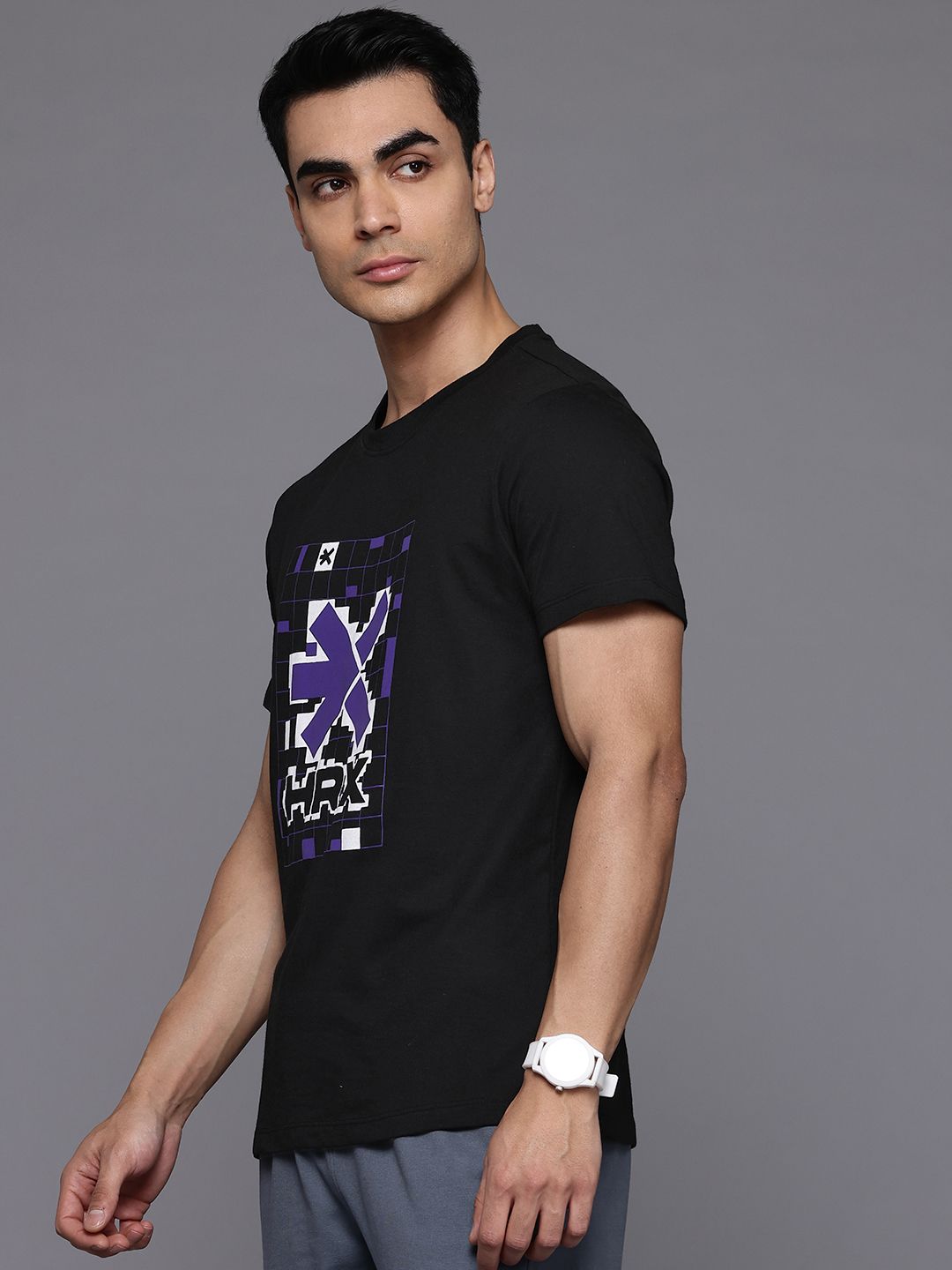 HRX by Hrithik Roshan Men Brand Logo Printed T-shirt
