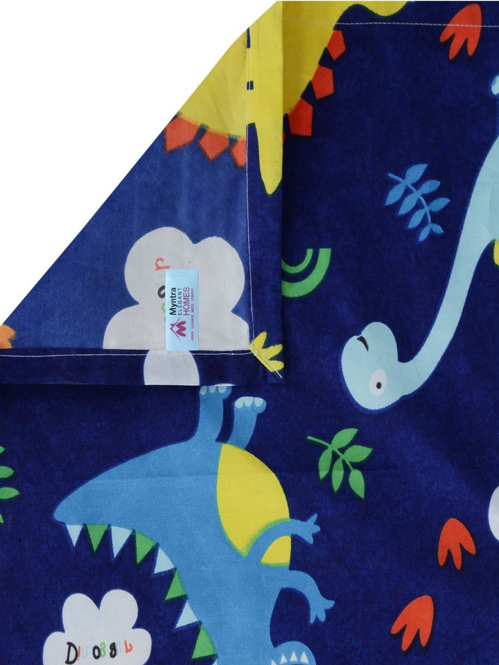 Myntra Elegant Homes Blue Cartoon Characters Cotton Skin-Friendly 300 TC King Fine Bedsheet with 2 Pillow Covers-250 x 220 cm