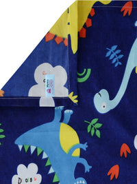 Myntra Elegant Homes Blue Cartoon Characters Cotton Skin-Friendly 300 TC King Fine Bedsheet with 2 Pillow Covers-250 x 220 cm