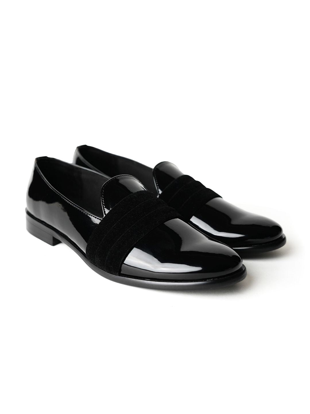 MONKSTORY Lelaki PU Slip-On Sneakers