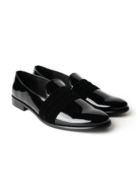 MONKSTORY Lelaki PU Slip-On Sneakers